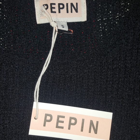 Anthropologie Pepin black boho sleeveless sweater - Picture 5 of 9